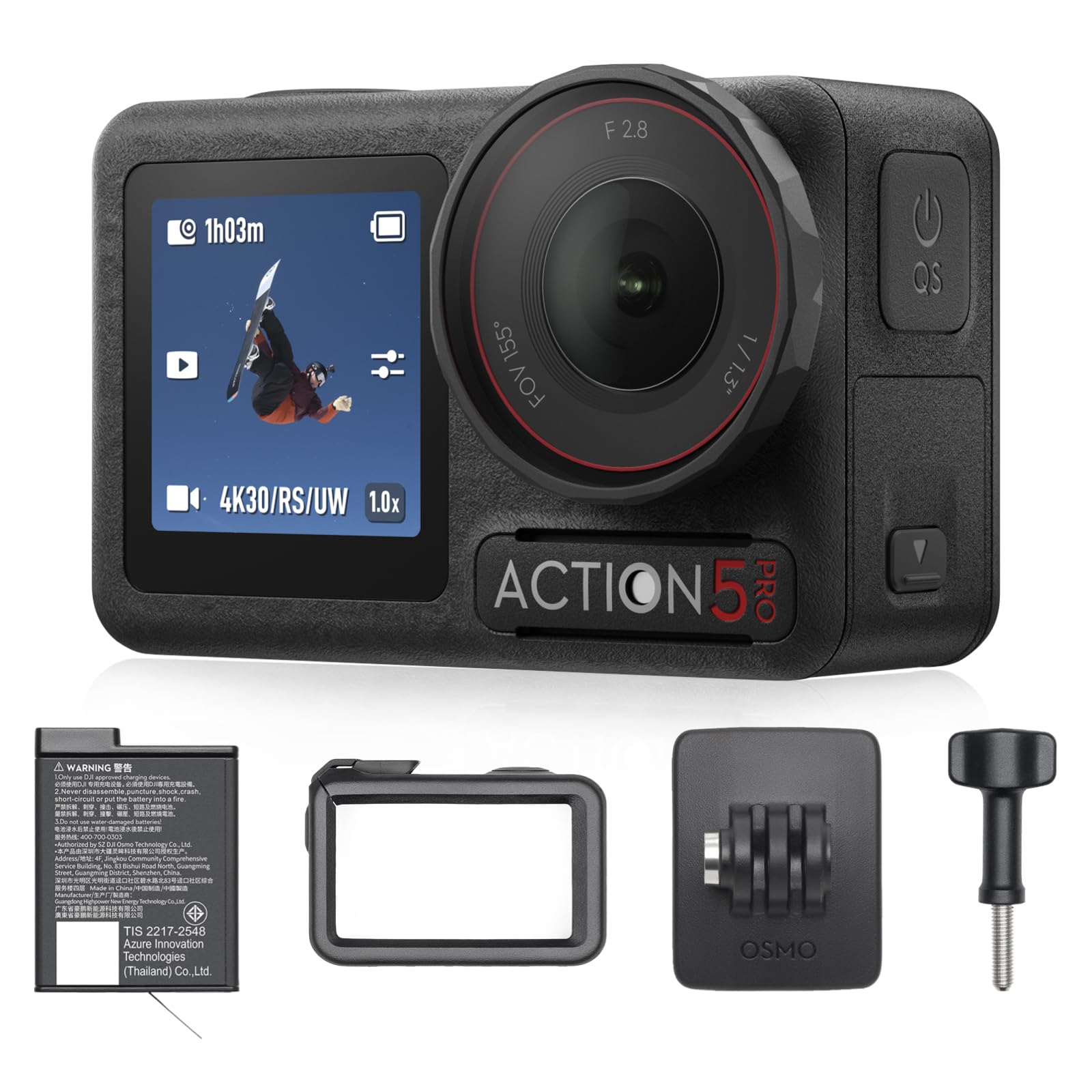 Amazon | DJI アクションカメラ Osmo Action 5 Pro スタンダードコンボ