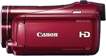 Amazon.co.jp: Canon デジタルビデオカメラ iVIS HF M41 レッド