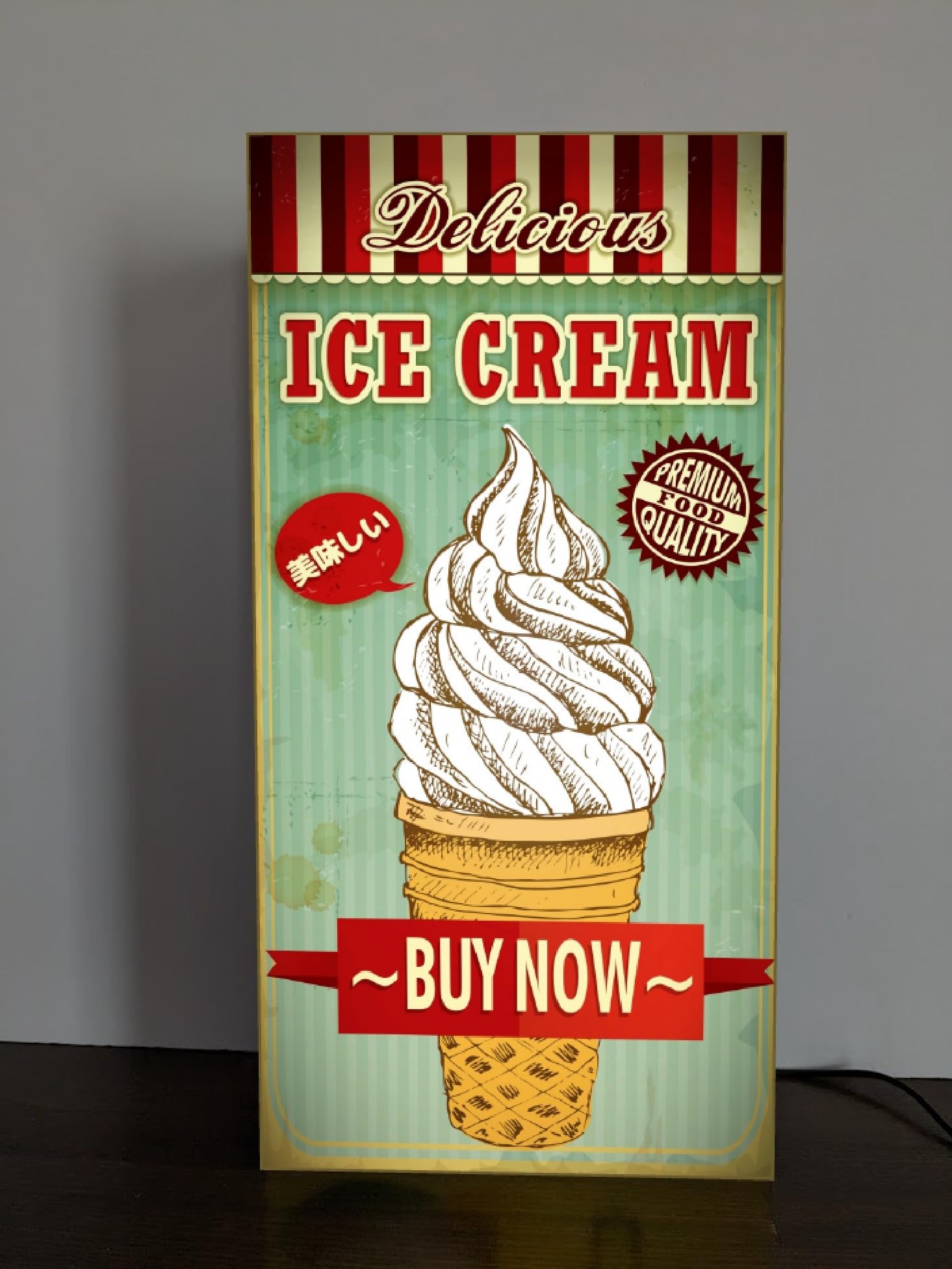 送料込み 大型 ソフトクリーム 置物 看板 アイスクリーム 店舗