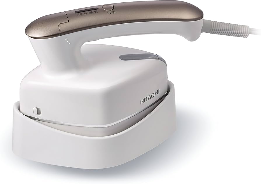 Amazon | 日立 衣類スチーマー スチームアイロン 3段階温度切替 持ち