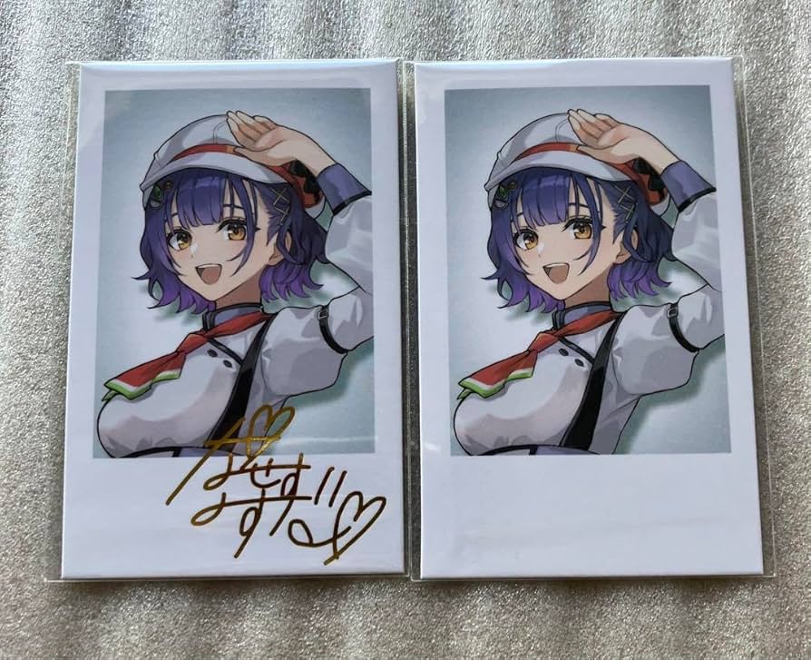 Amazon.co.jp: Speciale チェキ風カード 箔押しサイン セット 七瀬すず