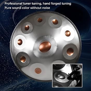 Amazon.com: 432Hz Handpan Instrument - 9/10/12 Note Steel Tongue
