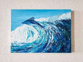 Amazon.co.jp: 風景画 海 テクスチャーアート 抽象画 海の絵 夏