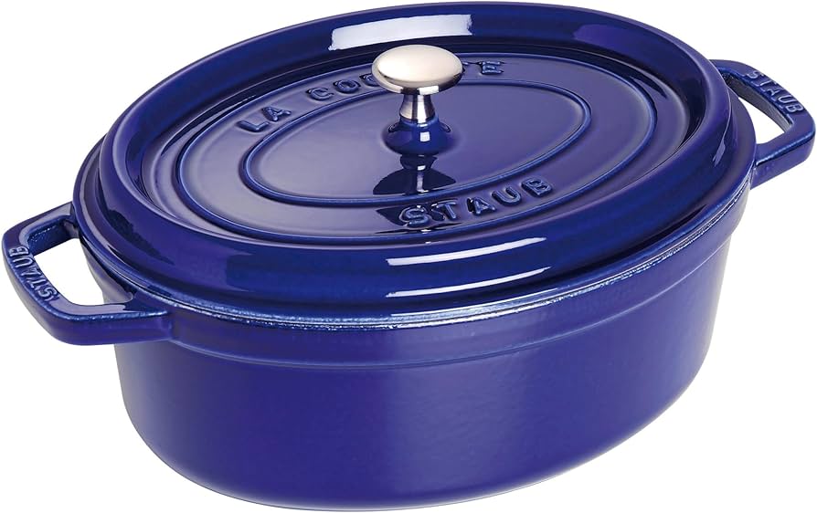 Amazon｜staub ストウブ 「 ピコ ココット オーバル グランブルー 29cm