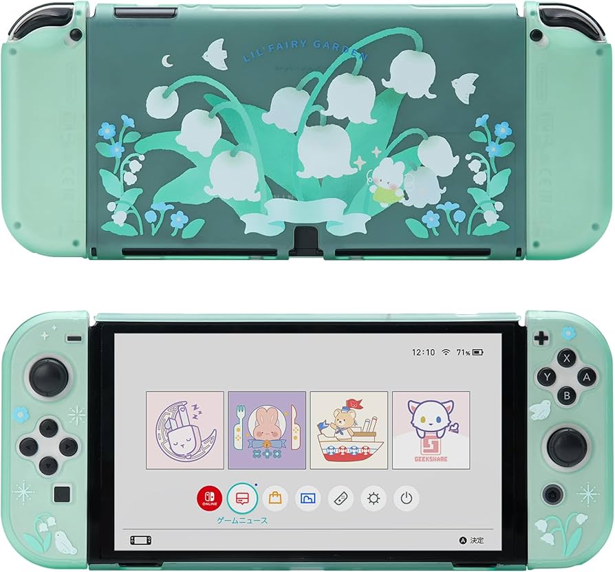 Amazon.co.jp: GeekShare SwitchOLEDカバー switch oled対応 スイッチ