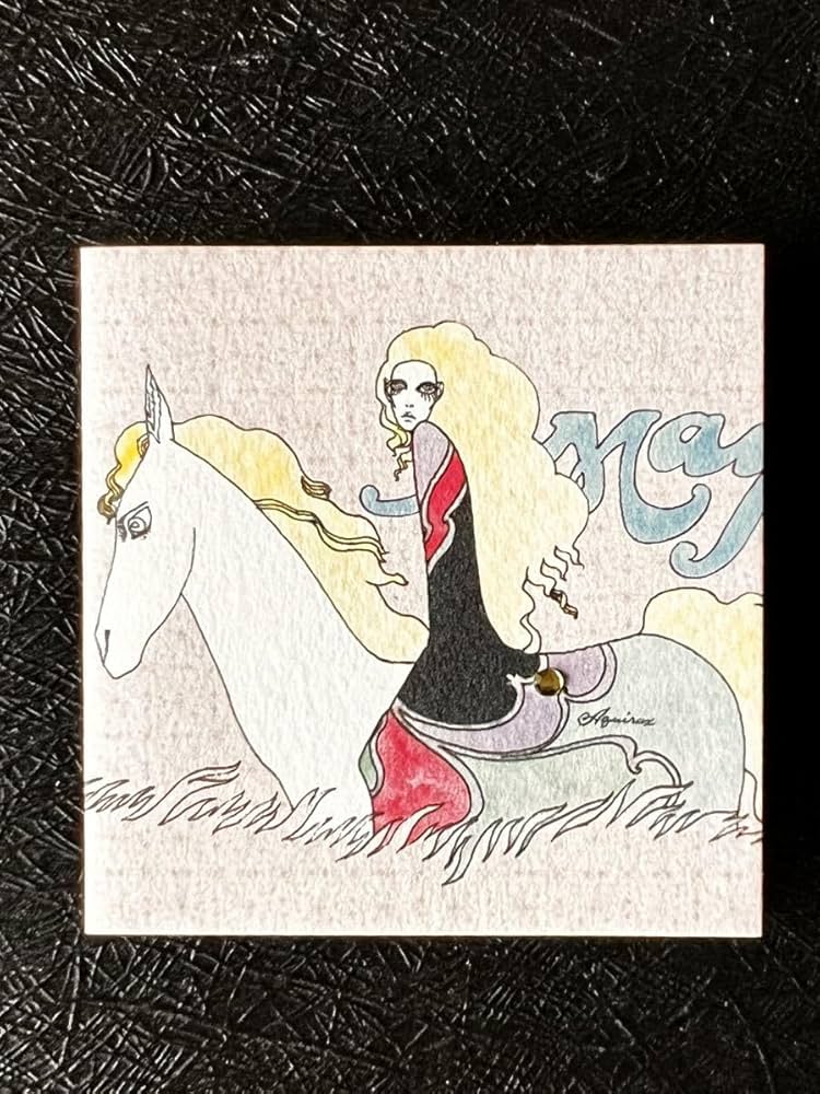 Amazon.co.jp: QXQX／宇野亜喜良のミニカード ≪アルマナック 白い馬