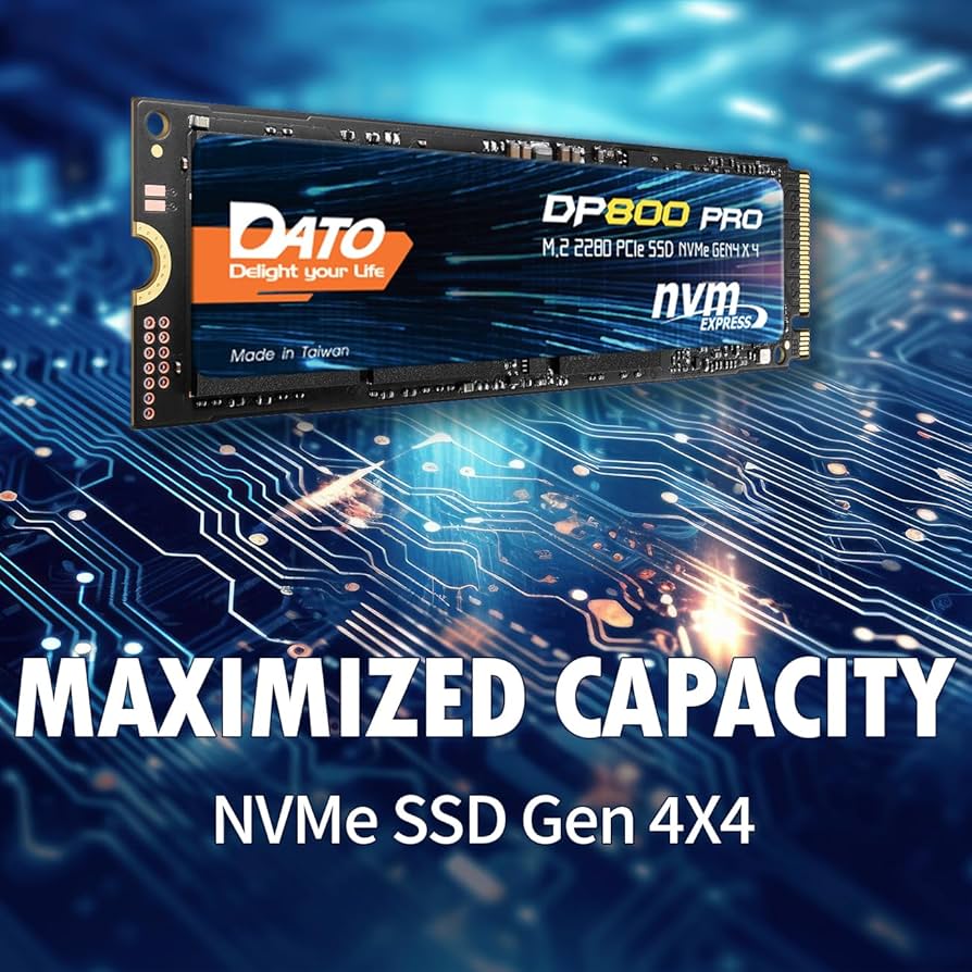 Amazon.com: DATO M.2 2280 SSD 512GB, PCIe Gen4 x4 NVMe SSD