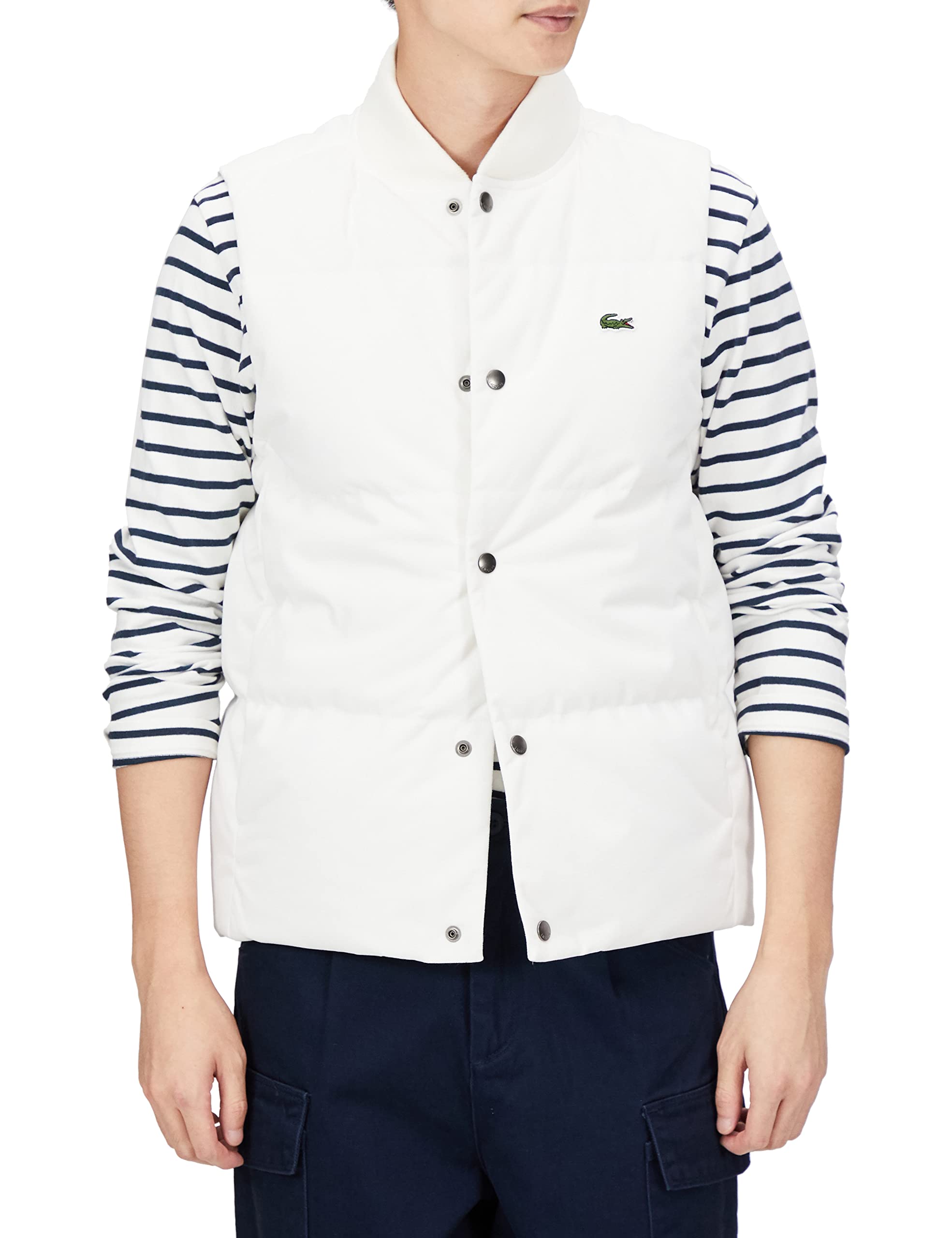 Amazon | [ラコステ] [公式] ピケダウンベスト | ベスト 通販