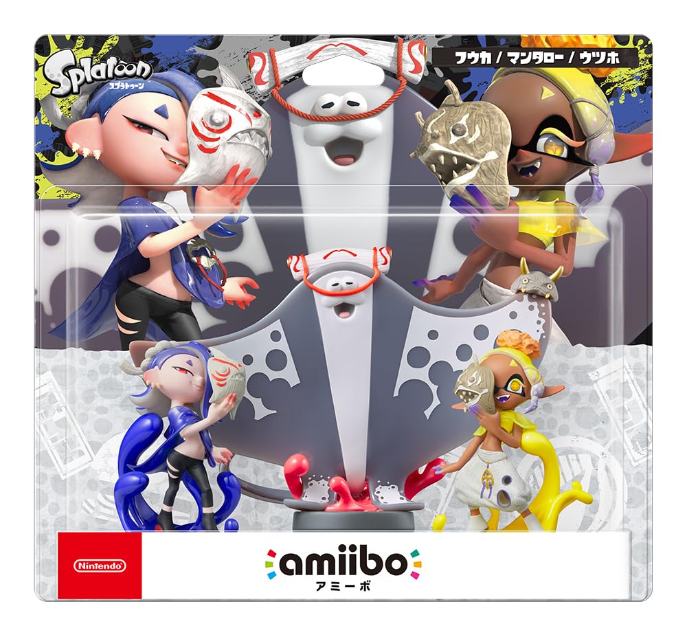 Splatoon Deep Cut Amiibo Set (Shiver, Frye, & Big Man) Triple