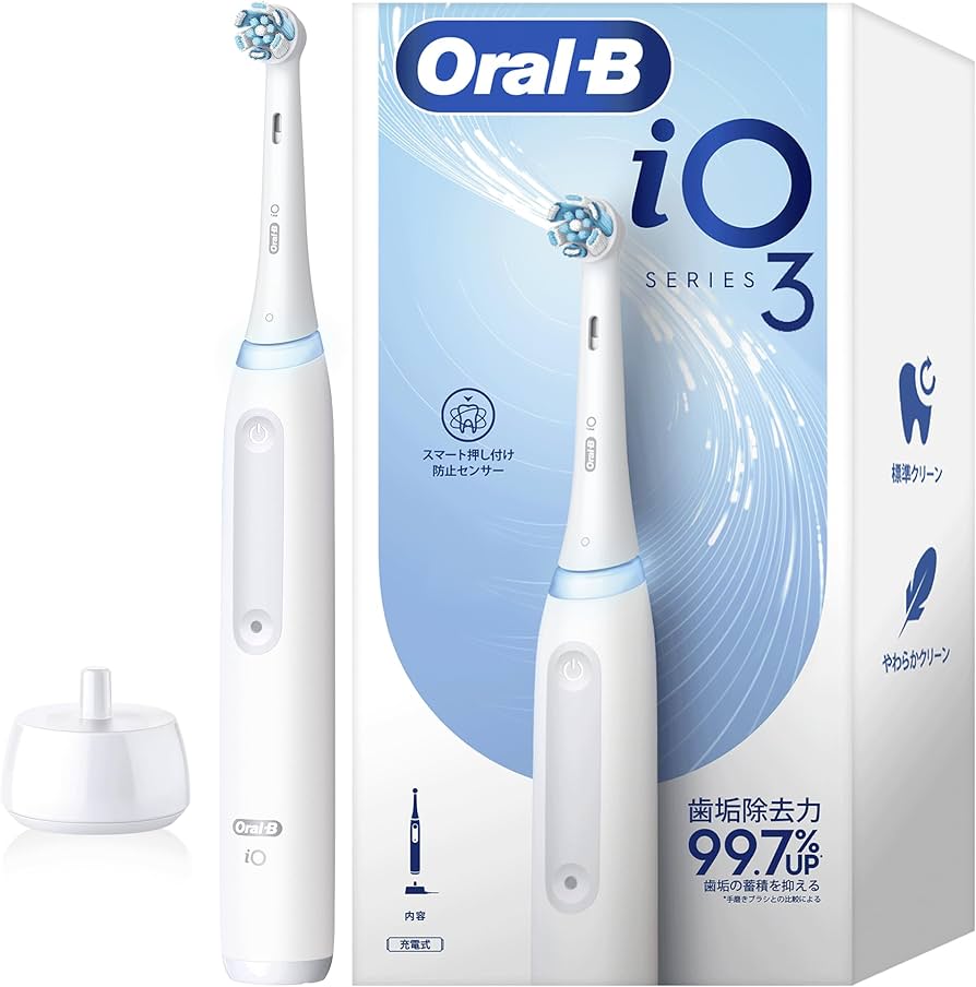 Amazon.co.jp: ブラウン 電動歯ブラシ オーラルB iO3S iOG3.1C6.0 WT_H