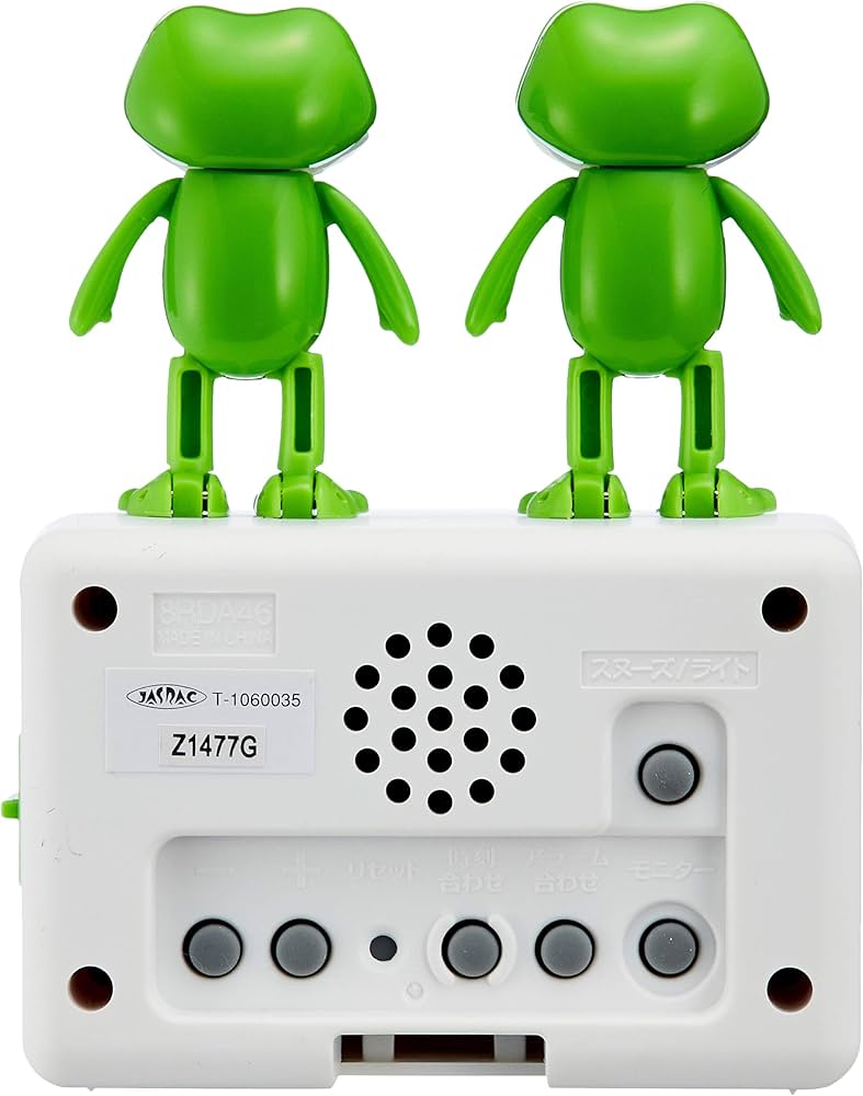 Amazon.co.jp: リズム(RHYTHM) 目覚まし時計 デジタル時計 ケロ