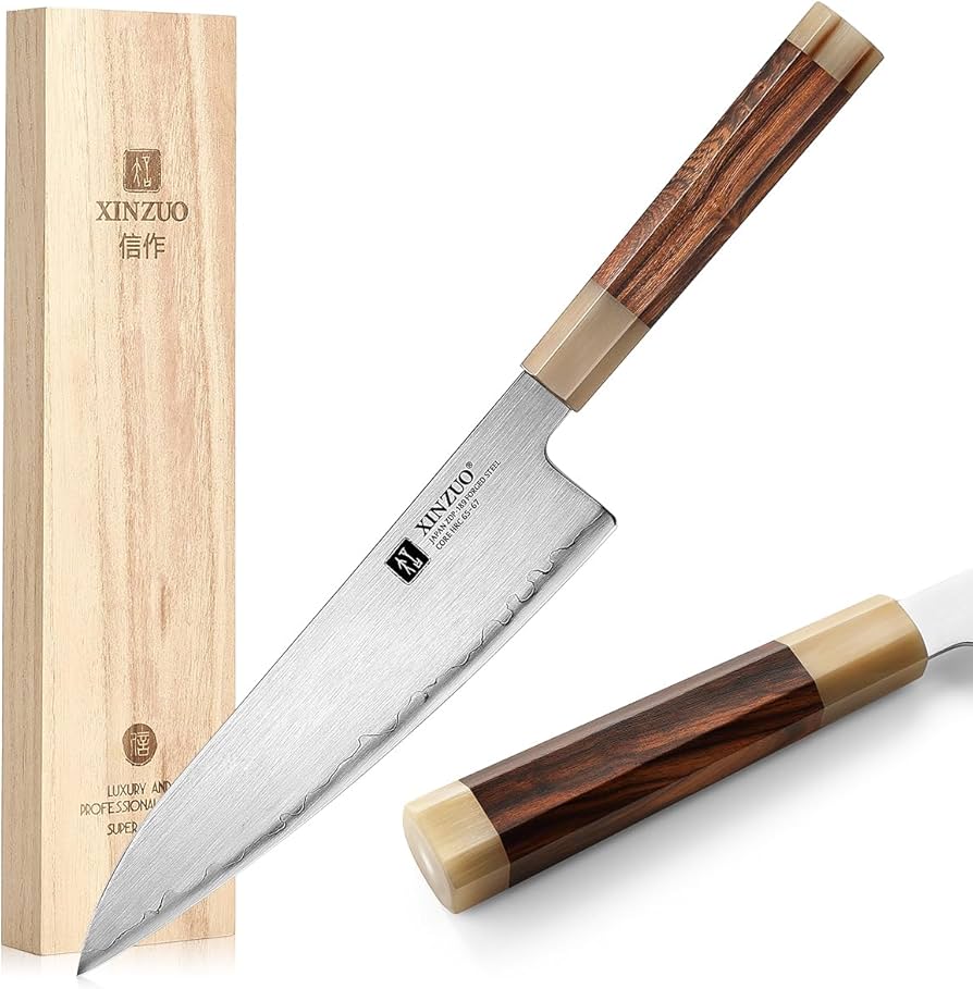 Amazon.com: XINZUO 8 Inches Japanese ZDP-189 Steel Chef Knife