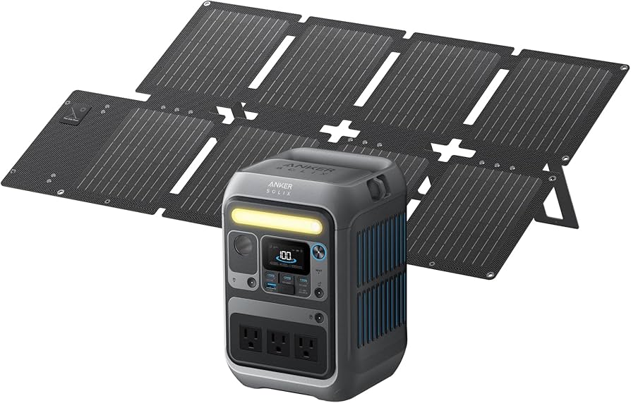 Amazon.com: Anker Solar Generator SOLIX C300 with 60W Solar Panel