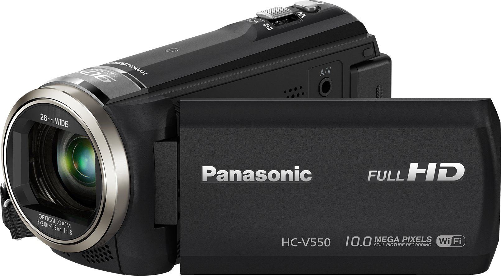 Amazon.com : Panasonic HC-V550 - Camcorder - Black : Electronics