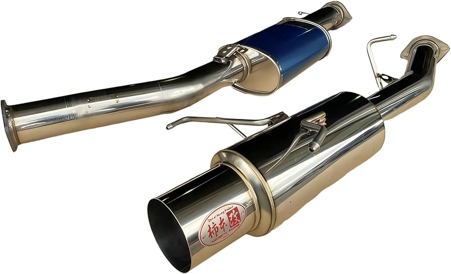 S15用 オールステンマフラー メイン80Φ 出口115φ砲弾型 中