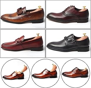 Amazon | [EXGOX] シューキーパー シューツリー 天然木製 高級 繋がる