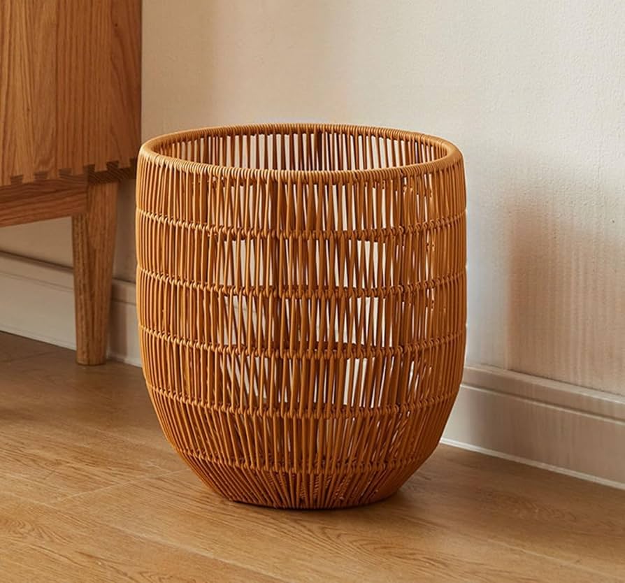 Amazon｜GriMei和風 ランドリー収納 PP籐編み ランドリー バスケット