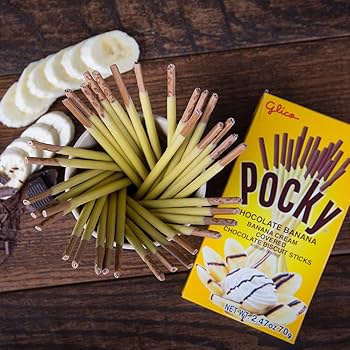 Amazon.com: Pocky Biscuit Stick, Chocolate Banana, 2.47 Ounce
