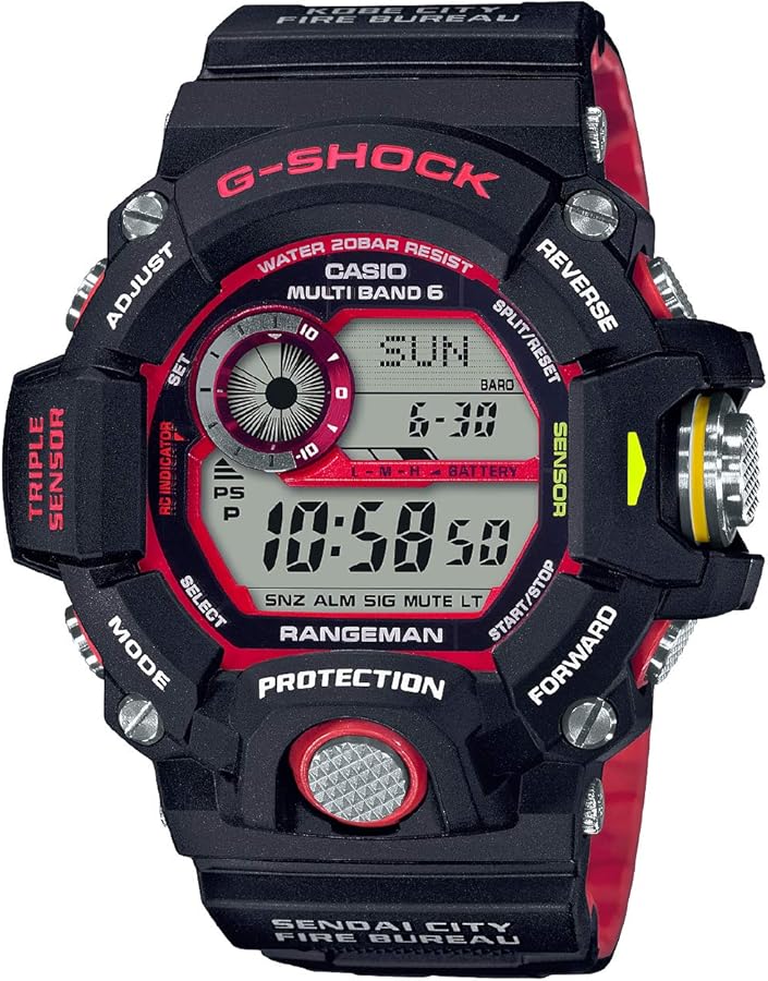 Amazon.co.jp: [カシオ] 腕時計 ジーショック RANGEMAN 電波ソーラー