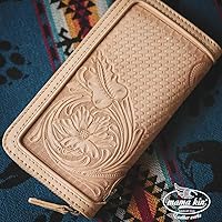 Amazon | [Mama kin'] ラウンドファスナー/長財布/メンズ財布