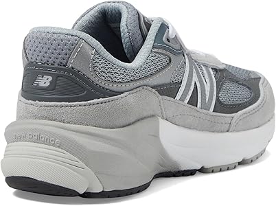 Amazon | New Balance キッズ 990 V6 レースアップスニーカー, グレー