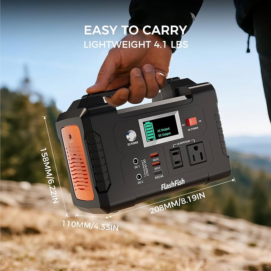 Amazon.com : Portable Power Station 200W, FF Flashfish 40800mAh