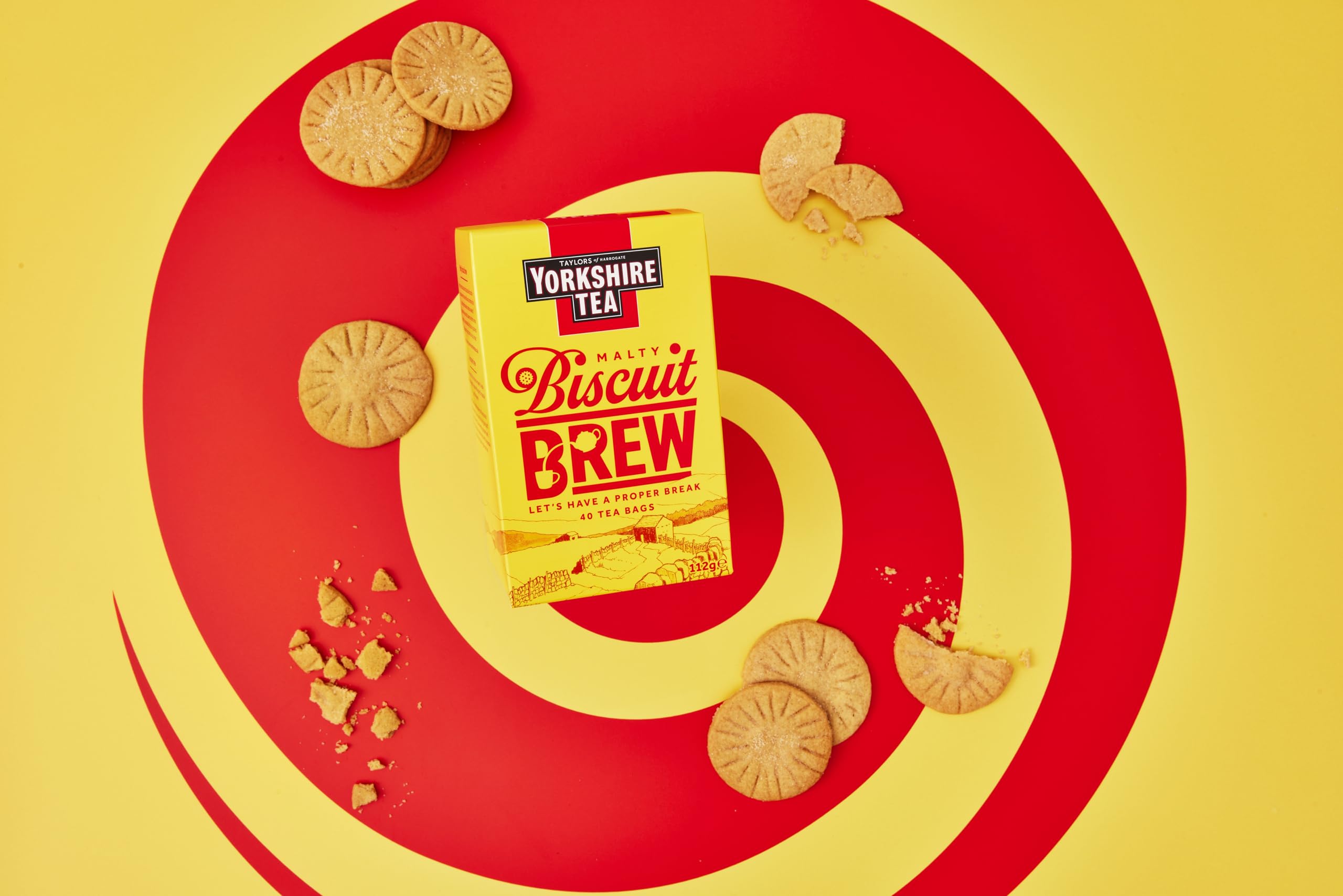 Amazon.co.jp: Yorkshire Tea Biscuit Brew Tea Bags, Pack of 4