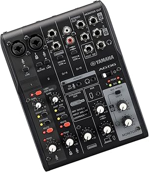 Amazon.com: Yamaha AG06MK2 Black 6-Channel Live Streaming Loopback