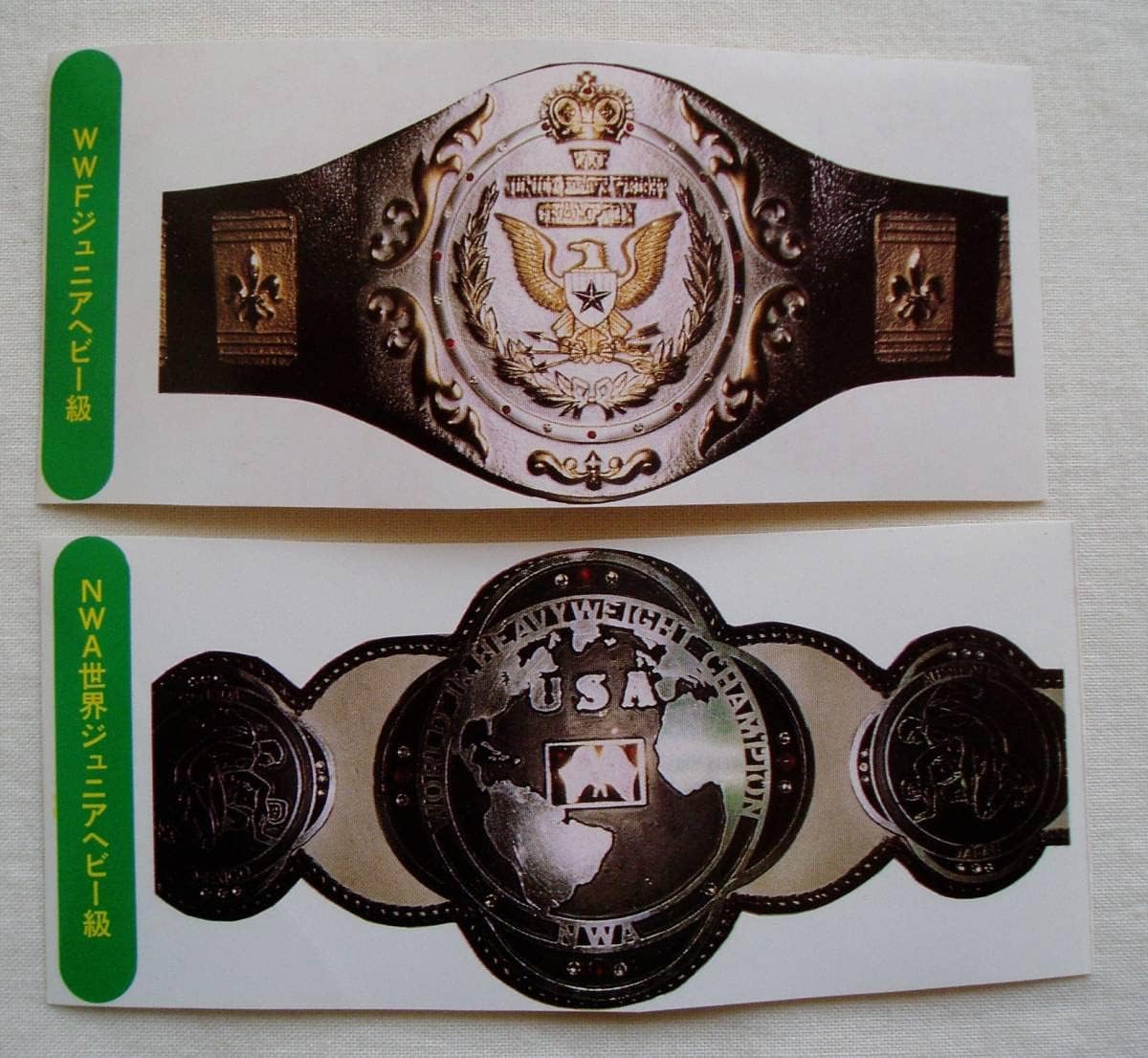 初代 タイガーマスク奪取 WWFジュニア ヘビー級チャンピオンベルト