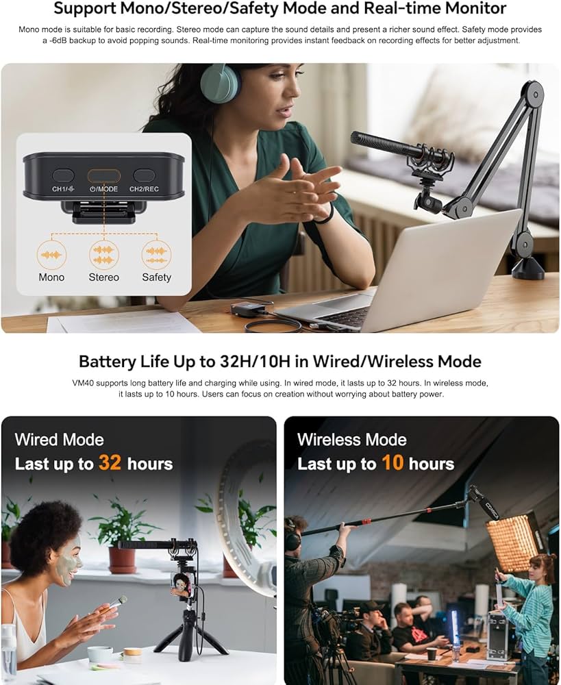 Amazon.co.jp: comica VM40 Combo ョットガン マイク、カメラ