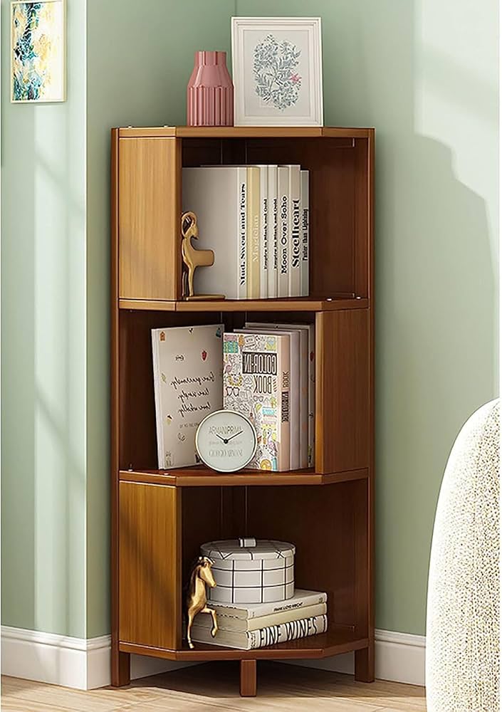 Amazon｜コーナー棚 コーナーラック 本棚 北欧 おしゃれ 棚 ラック