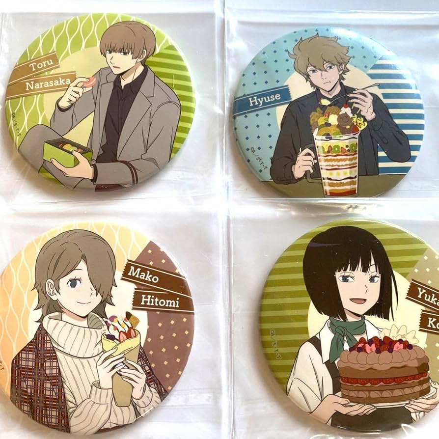 Amazon.co.jp: ワールドトリガー ドでか缶バッジ 奈良坂透 ヒュース 今