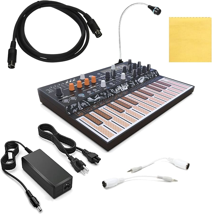Amazon.com: Arturia MICROFREAK Synthesizer Vocoder Keyboard BUNDLE