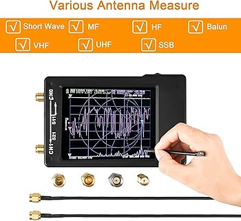 Amazon.co.jp: Dearsee NanoVNA-H 50KHz-1.5GHz アンテナネットワー ク