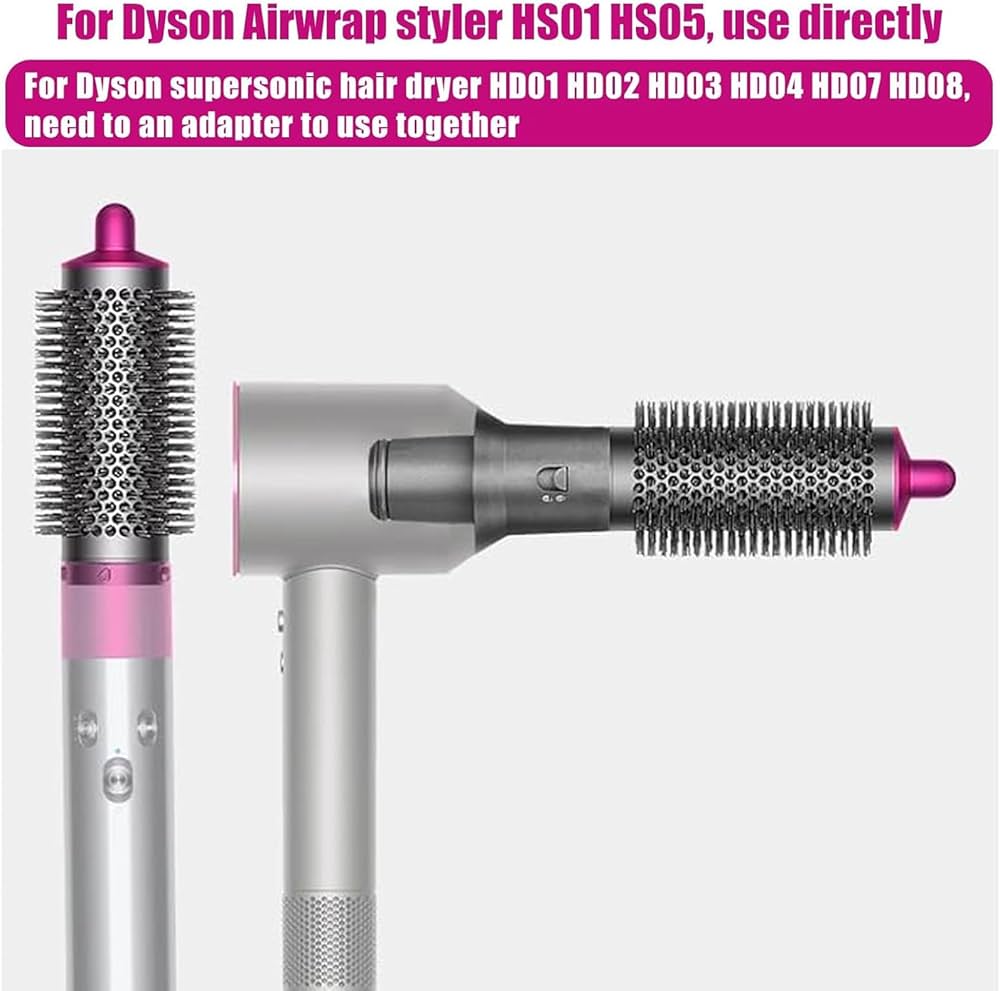 Round Volumizing Brush for Dyson Airwrap Styler HS01/HS05