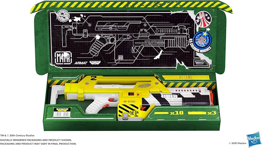 Amazon.co.jp: Nerf Aliens M41-A LMTD Pulse Blaster F5729 : Toys