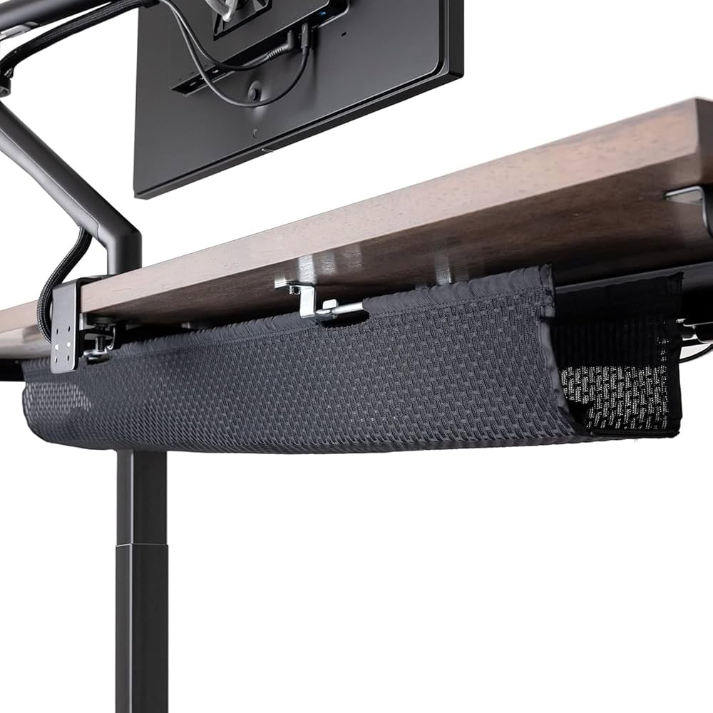 Amazon | PREDUCTS メッシュ ケーブルトレー デスク下 配線整理