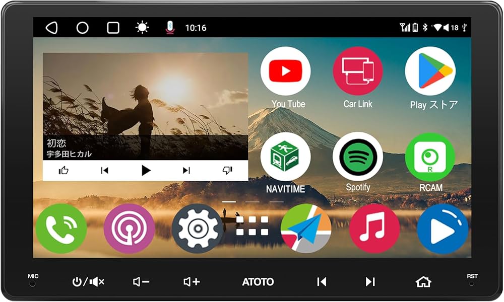 Amazon.co.jp: [9インチ] ATOTO A6 PFダブルDIN Androidカーステレオ