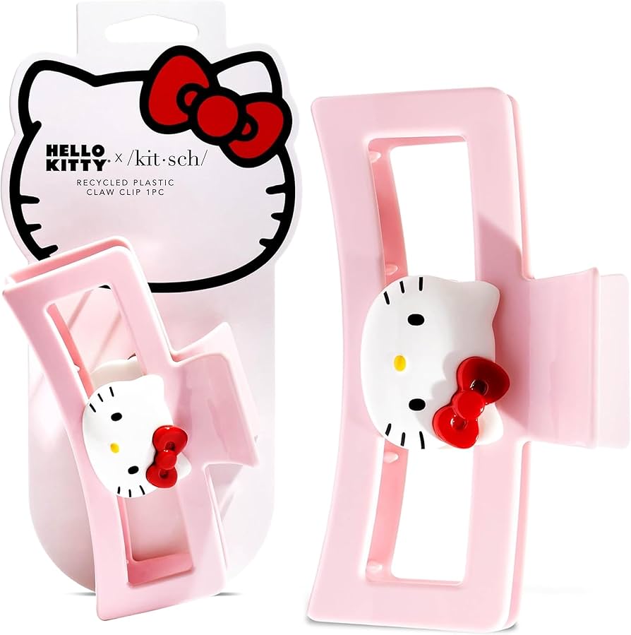 Amazon.co.jp: Hello Kitty x Kitsch ヘアクリップ 女性用 - 丈夫で