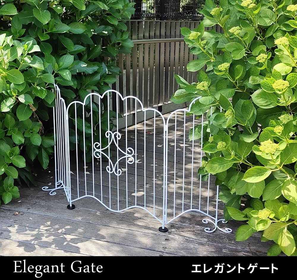 Amazon | ガーデンゲート アイアンゲート ガーデンフェンス 置き型