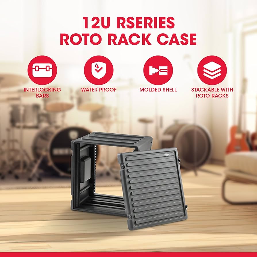 Amazon.com: SKB 12U Roto Rack Case - Durable Polyethylene Gear