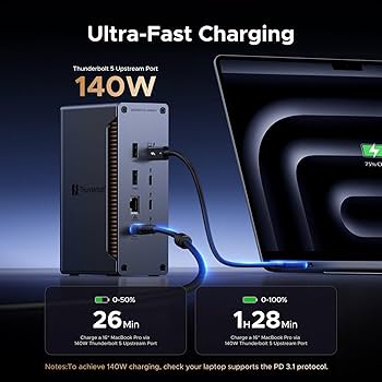 Amazon.com: UGREEN Thunderbolt 5 Dock, 13-in-1, 120Gbps Transfer