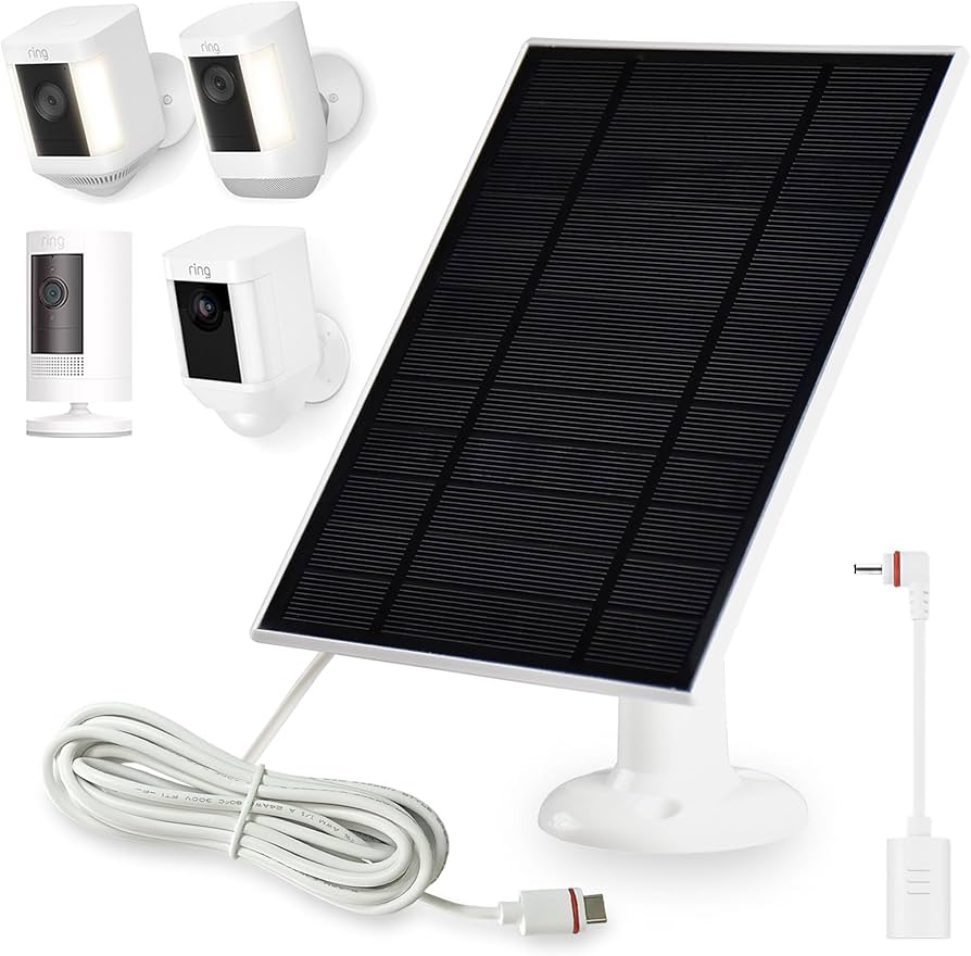 Amazon.com : KAROTTO Solar Panel for Ring Cameras,1Pack Solar