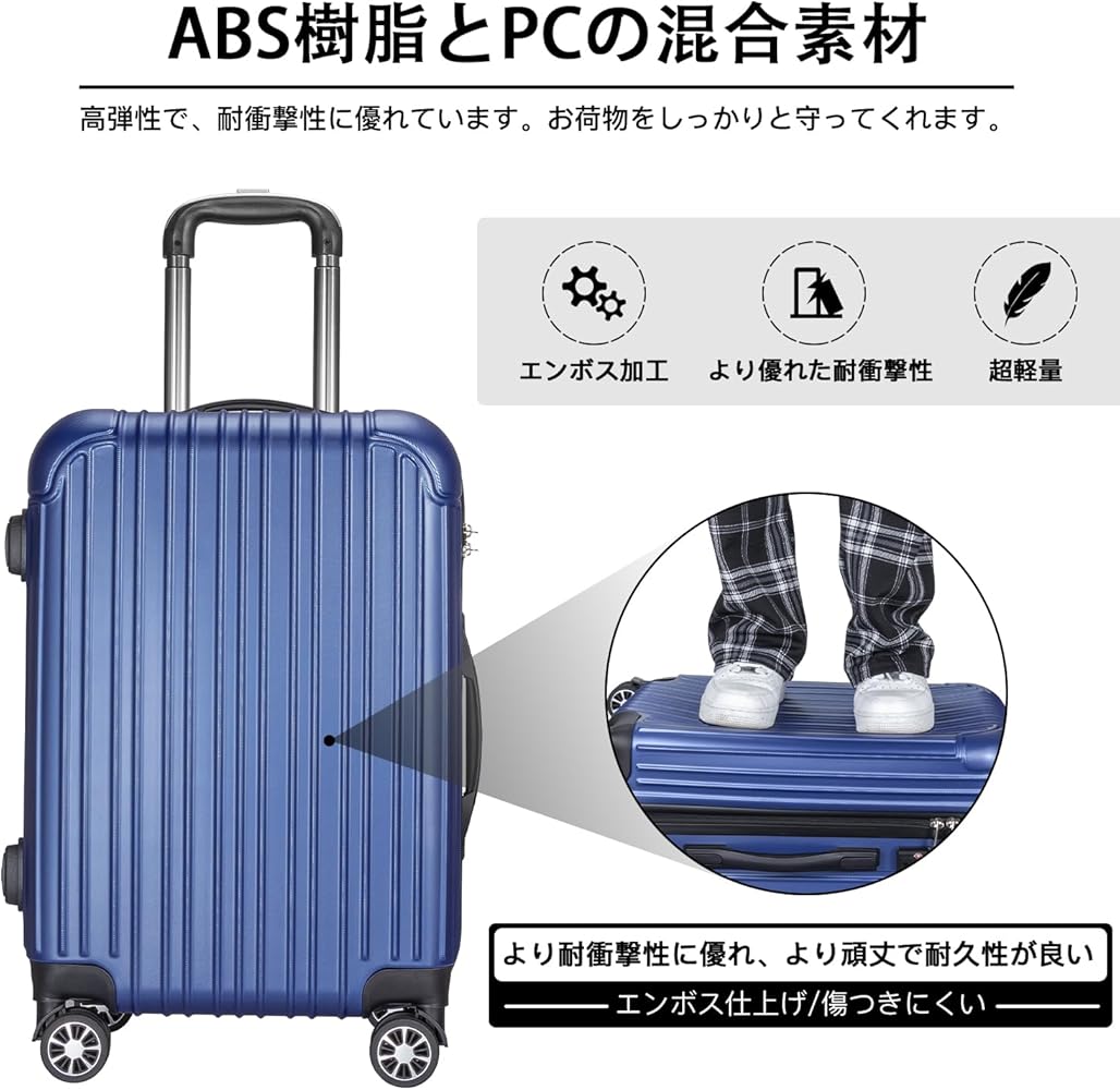 Amazon.co.jp: [VARNIC] スーツケース キャリーケース キャリーバッグ