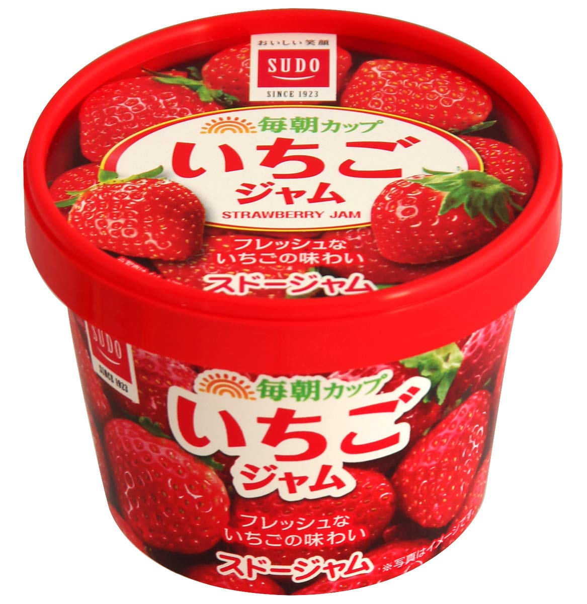 Amazon | スドージャム 毎朝カップ イチゴジャム 120g | スドージャム