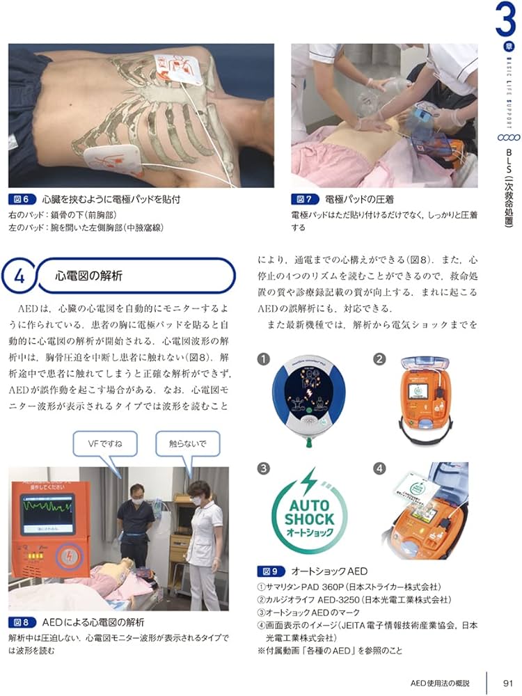 Amazon.co.jp: 改訂第4版BLS:写真と動画でわかる一次救命処置 : 小林