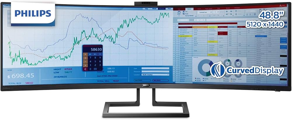 Amazon.co.jp: PHILIPS モニター ディスプレイ 499P9H1/11 (49インチ