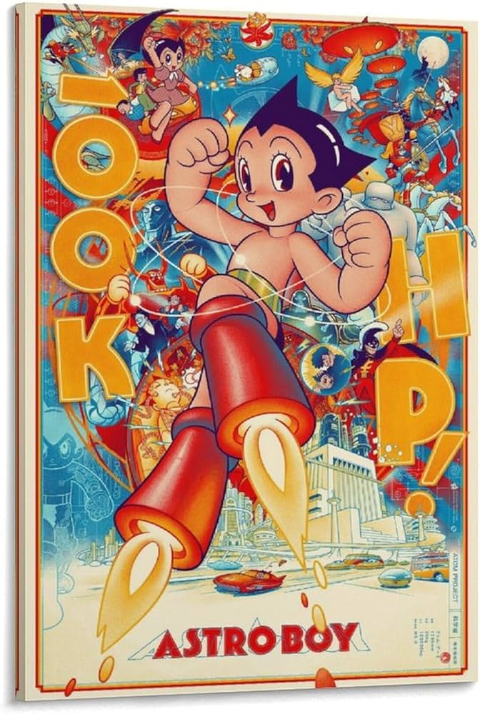 Amazon.co.jp: 鉄腕アトム 超クリア 漫画 ポスター (9) プリント