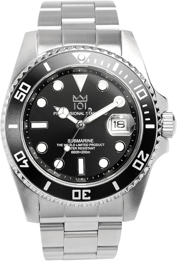 Amazon.co.jp: [HYAKUICHI 101] 1st ヒャクイチ クォーツ ダイバーズ