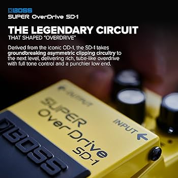 Boss SD-1 Süper Overdrive, Elektrikli Gitar İçin Efekt Cihazı